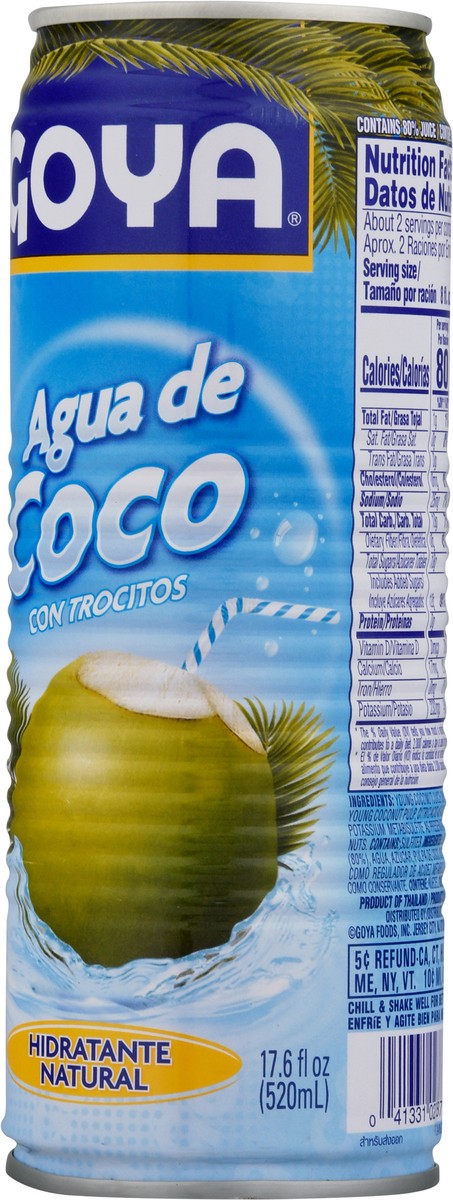 slide 9 of 9, Goya Coconut Water with Pulp 17.6 fl oz, 17.6 fl oz