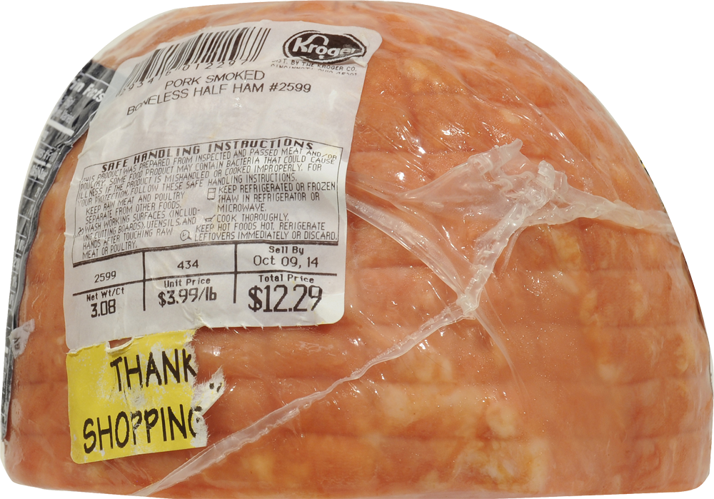 slide 3 of 4, Blue Grass Jubilee Smoked Half Ham, per lb