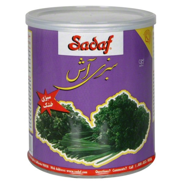 slide 1 of 1, Sadaf Sabzi Assh Vacuum Tin, 2 oz
