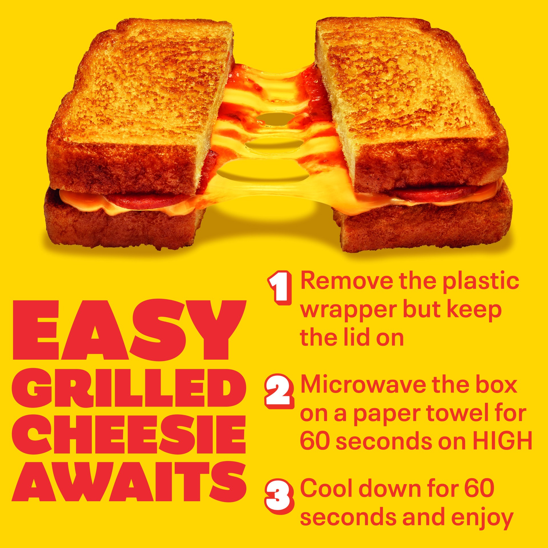 slide 4 of 5, Lunchables Crispy Grilled Cheesies, Pepperoni Pizza Sandwiches, 2 Pack, 6.2 oz Box, 6.2 oz
