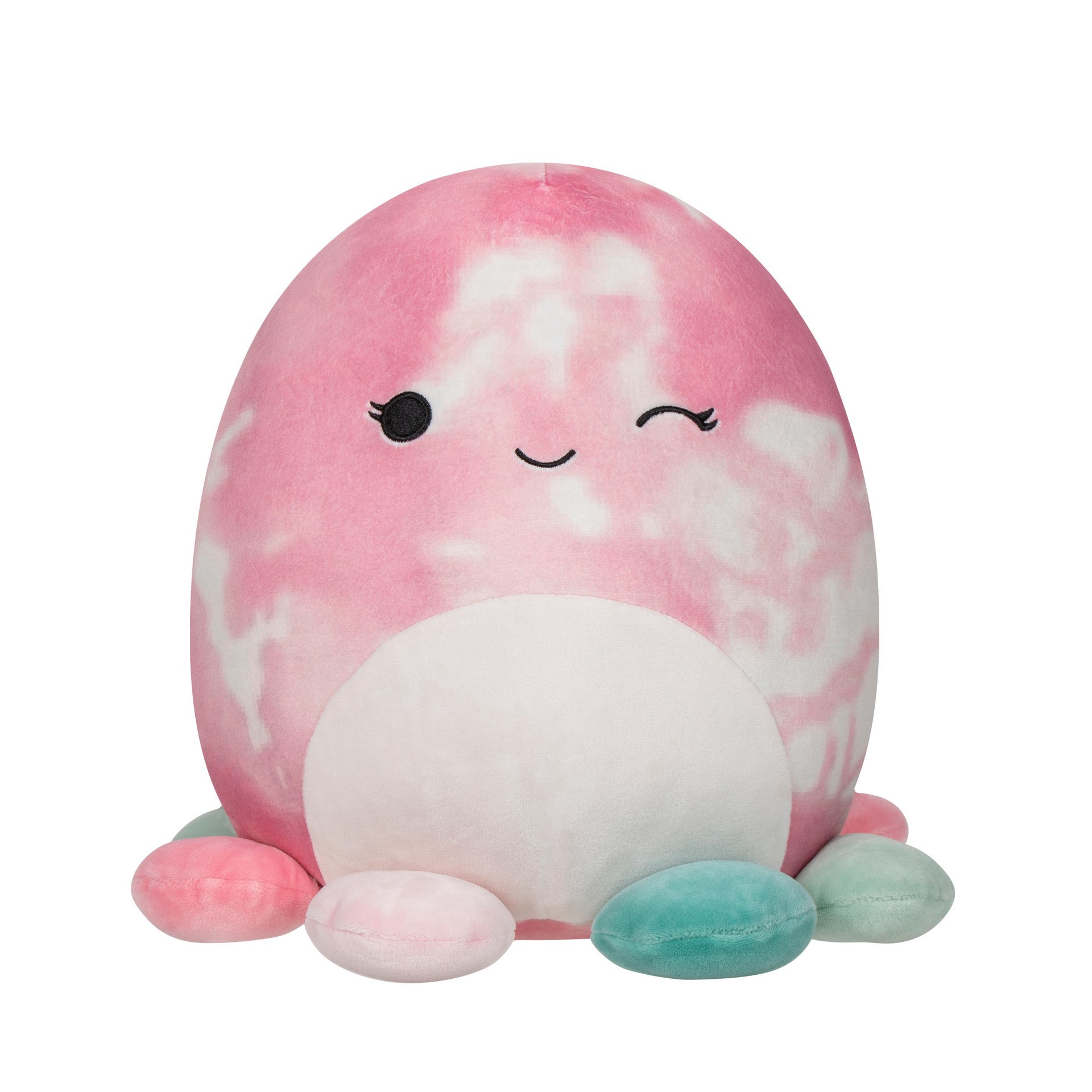 slide 1 of 1, Squishmallows Oshun the Pink Tie Dye Plush Octopus, 8 ft