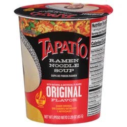 Tapatio Original Flavor Ramen Noodle Soup 2.29 oz