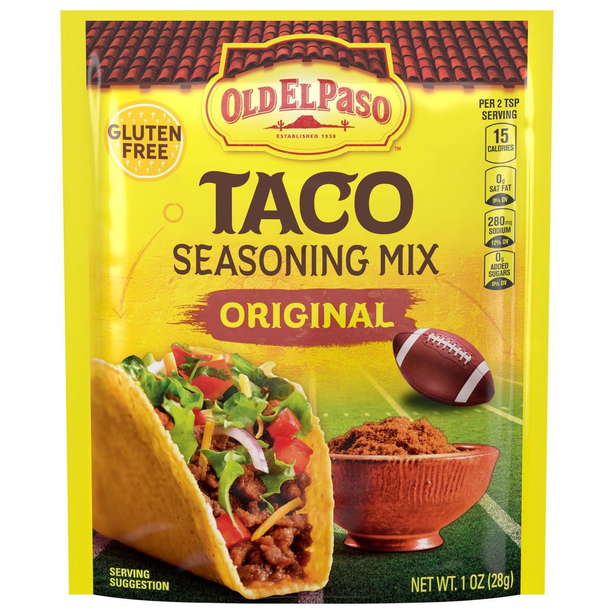 slide 1 of 9, Old El Paso Taco Seasoning Mix, Original Flavor, 1 oz., 1 oz