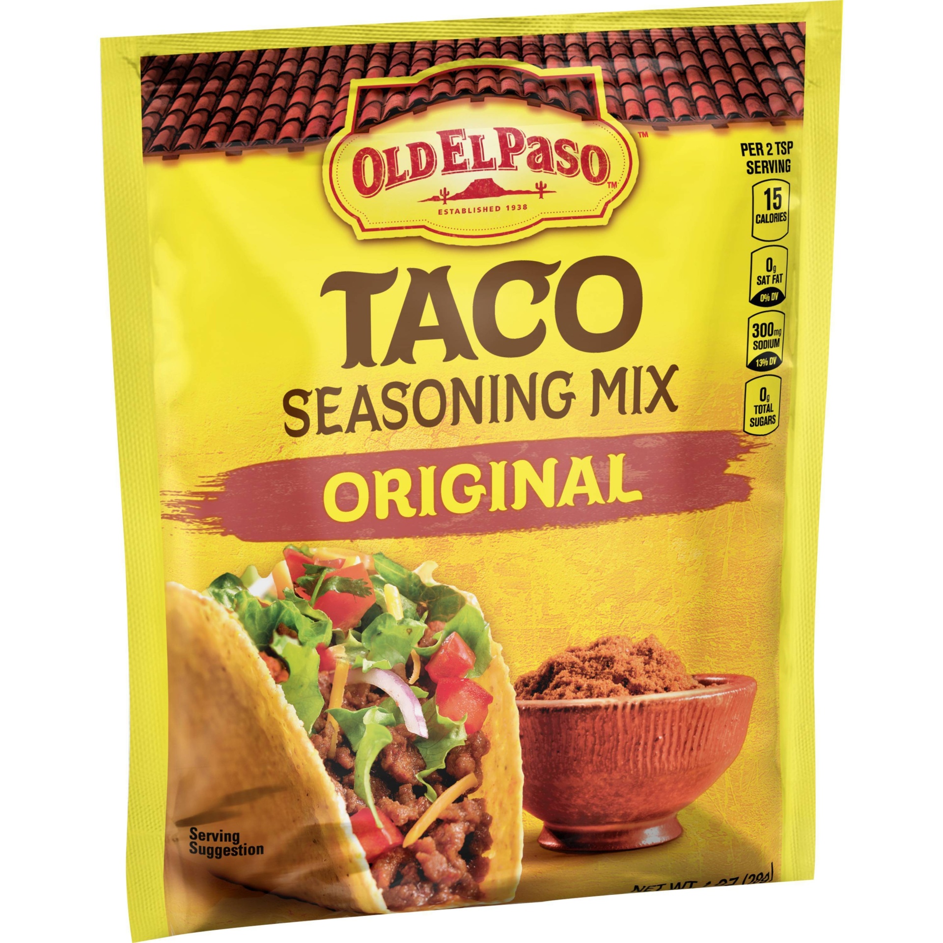slide 1 of 3, Old El Paso Original Taco Seasoning Mix, 1 oz
