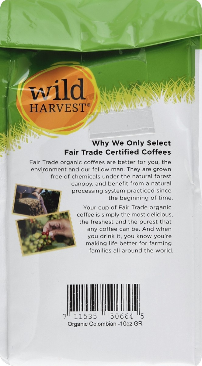 slide 7 of 8, Wild Harvest Colombian Fair Trade Coffee - 10 oz, 10 oz