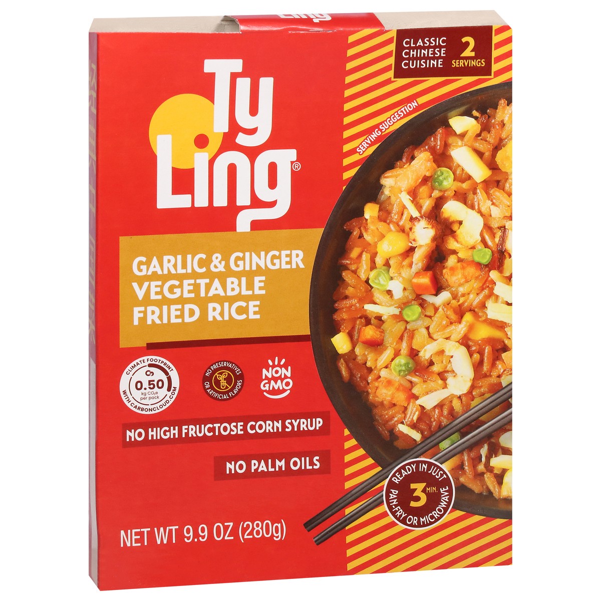 slide 2 of 9, Ty Ling Vegetable Garlic & Ginger Fried Rice 9.9 oz, 9.9 oz
