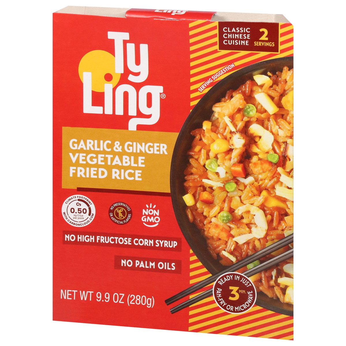 slide 3 of 9, Ty Ling Vegetable Garlic & Ginger Fried Rice 9.9 oz, 9.9 oz