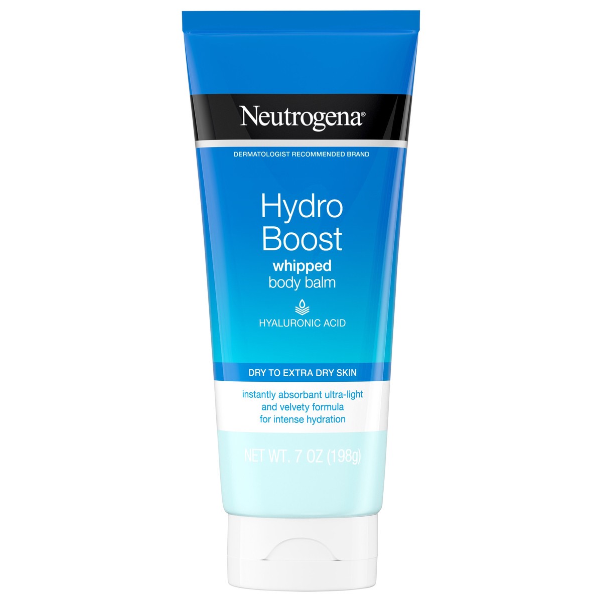 slide 1 of 1, Neutrogena Hydro Boost Whipped Body Balm with Hydrating Hyaluronic Acid, Intense Hydration for Dry to Extra Dry Skin, Lightweight, Velvety & Non-Greasy Daily Moisturizing Balm, 7 oz