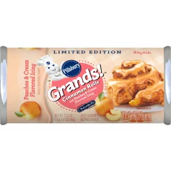 Pillsbury Grands! Cinnamon Rolls with Peaches and Cream Flavored Icing