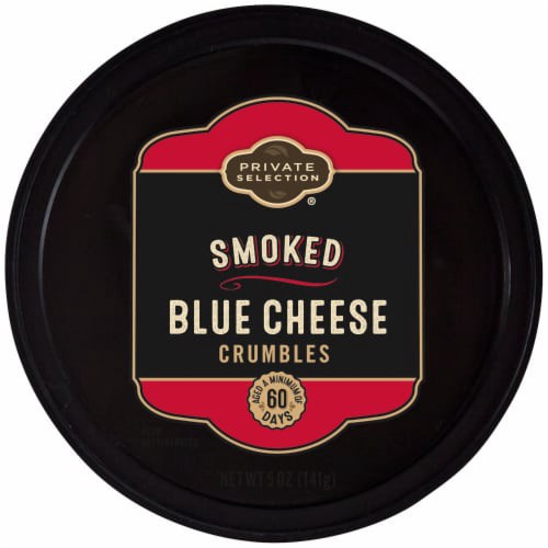 slide 1 of 3, Private Selection Smoked Blue Cheese Crumbles, 5 oz
