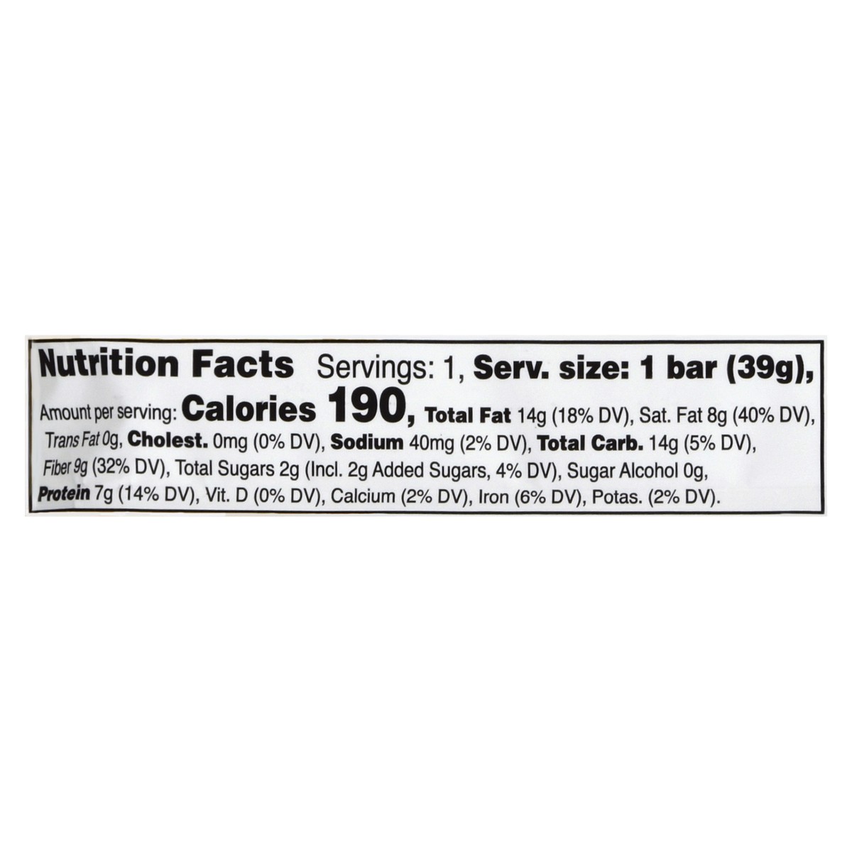 slide 4 of 13, Love Good Fats Chocolate Chip Cookie Dough Flavor Bar 1.38 oz, 1.38 oz