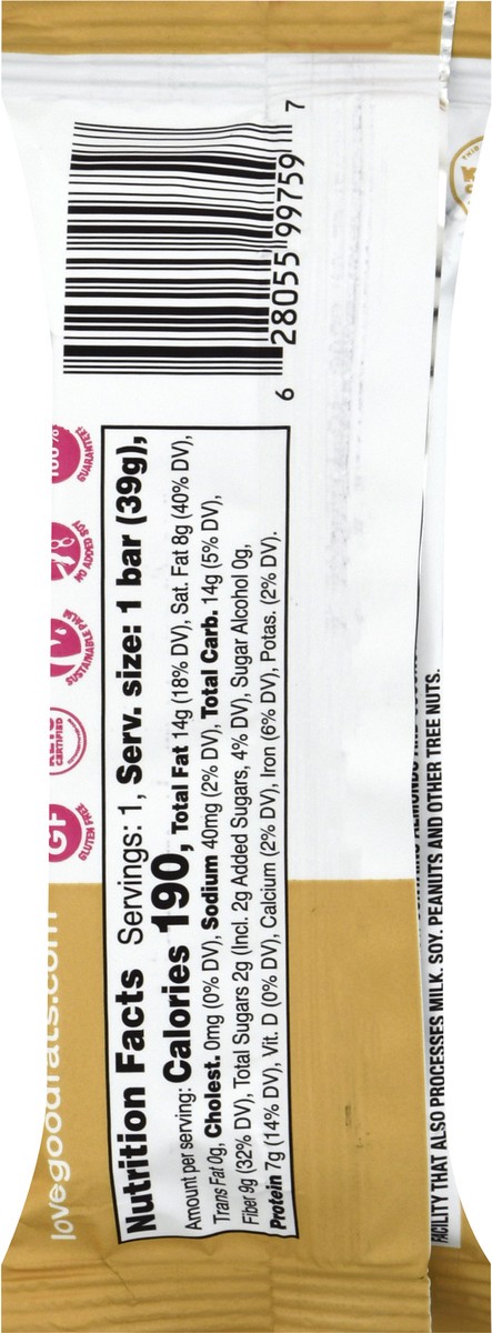 slide 9 of 13, Love Good Fats Chocolate Chip Cookie Dough Flavor Bar 1.38 oz, 1.38 oz