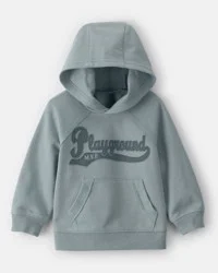 Carter's Baby Boy MVP French Terry Hoodie - Green Grey 12M