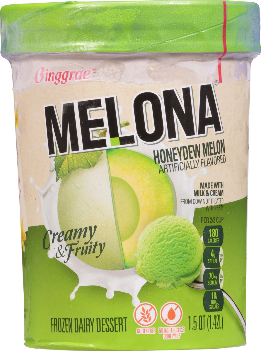 slide 6 of 9, Melona Honeydew Melon Frozen Dairy Dessert 1.5 qt, 1.5 qt