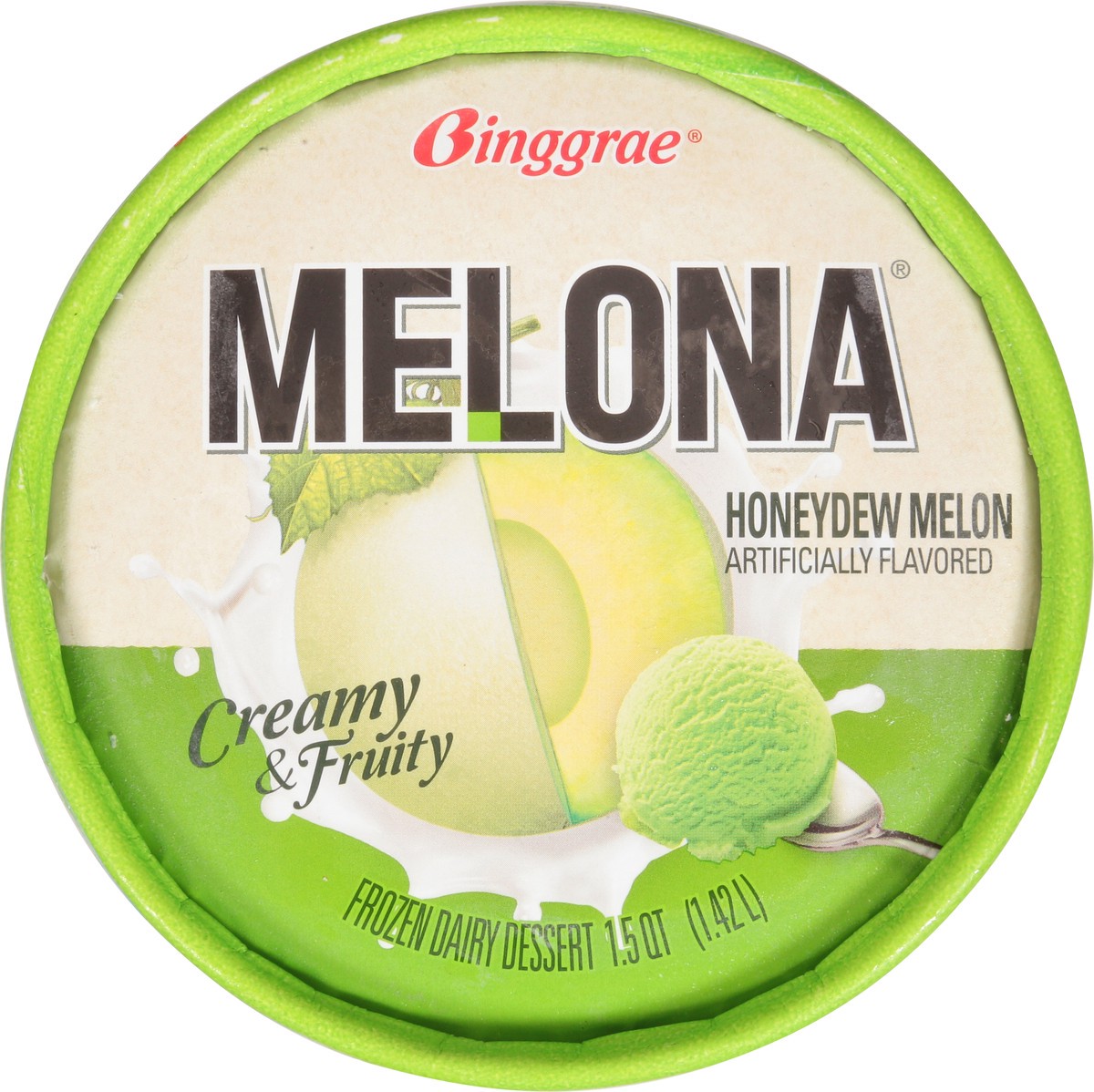 slide 9 of 9, Melona Honeydew Melon Frozen Dairy Dessert 1.5 qt, 1.5 qt