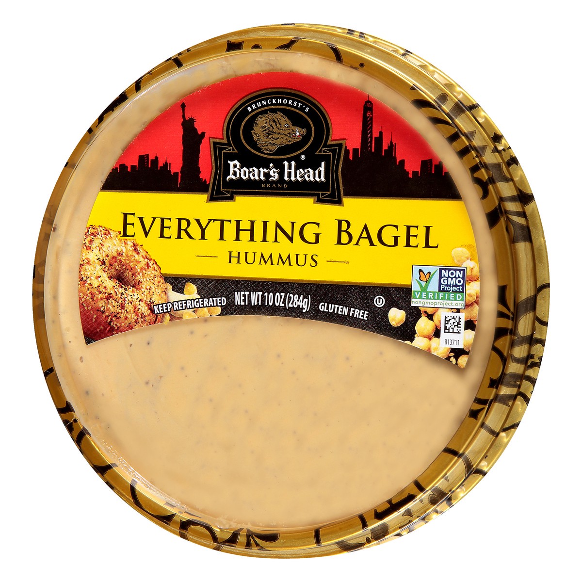 slide 6 of 9, Boar's Head Everything Bagel Hummus, 10 oz