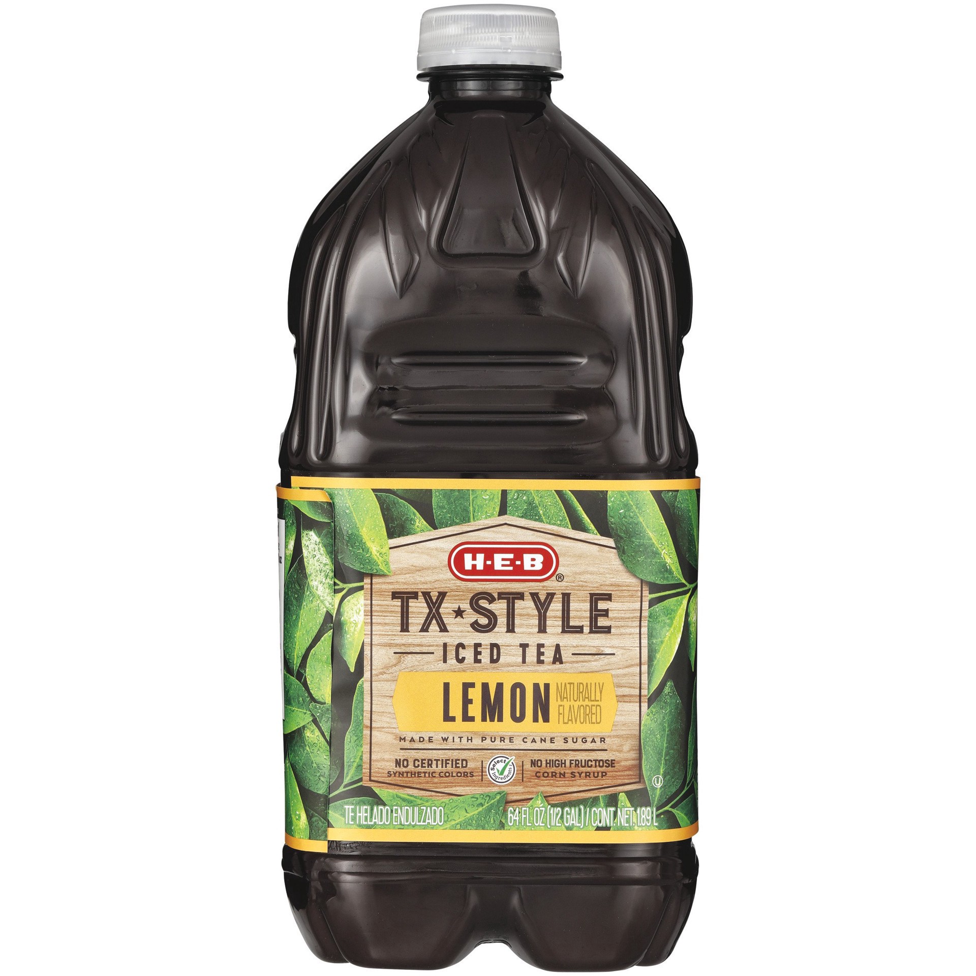 slide 1 of 1, H-E-B Iced Tea With Lemon Flavor - 64 oz, 64 oz