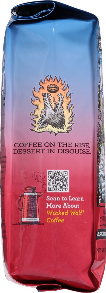 slide 4 of 5, Wicked Wolf Dark Roast Whole Bean - 12 oz, 12 oz