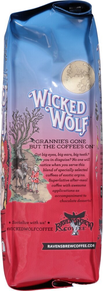 slide 5 of 5, Wicked Wolf Dark Roast Whole Bean - 12 oz, 12 oz