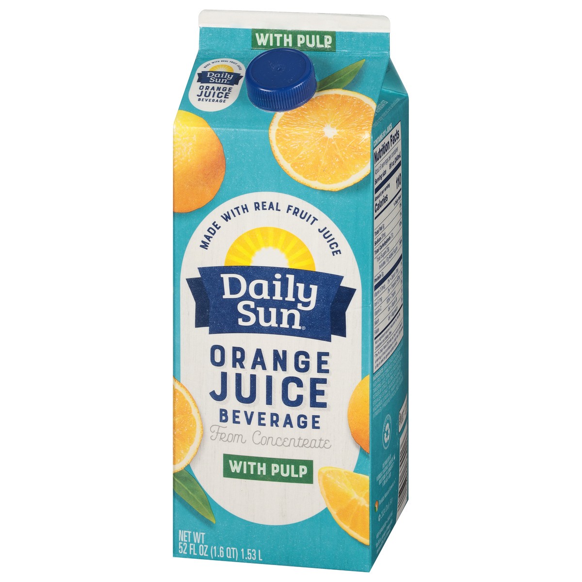 slide 13 of 13, Daily Sun with Pulp Orange Juice from Concentrate 52 fl oz, 52 fl oz