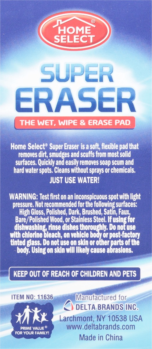 slide 7 of 9, Home Select Super Eraser, 2 ct