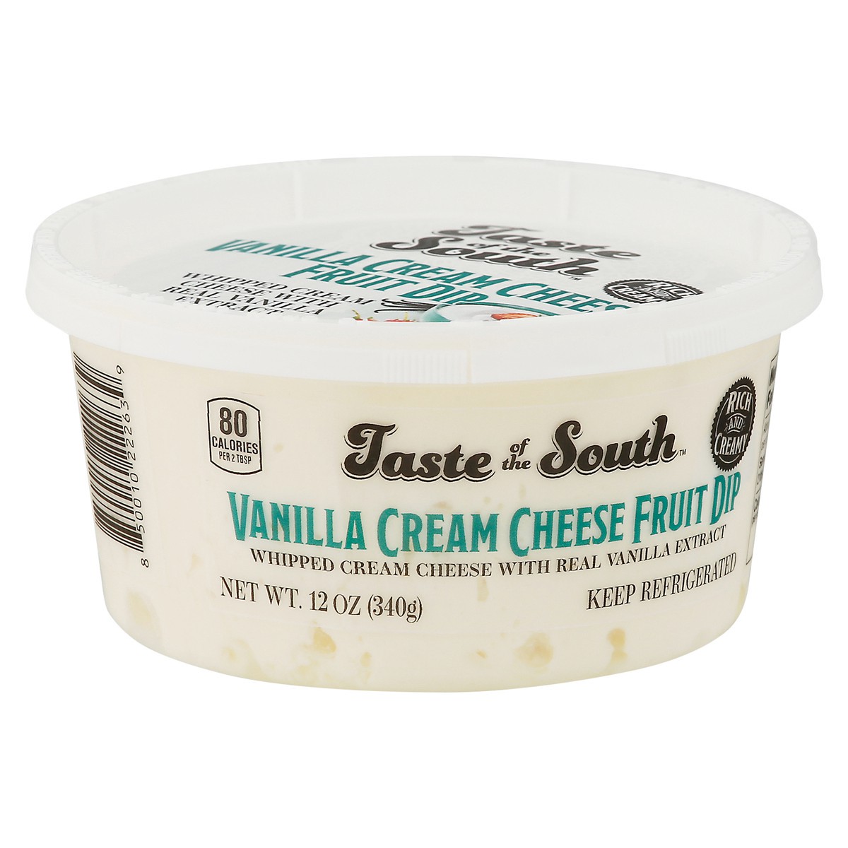 slide 7 of 9, Taste of the South Vanila Cream Cheese Fruit Dip, 12 oz