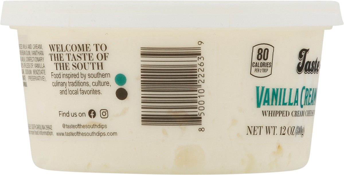slide 4 of 9, Taste of the South Vanila Cream Cheese Fruit Dip, 12 oz