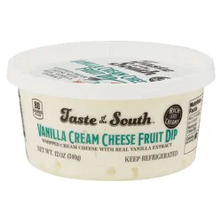 Taste of the South Vanila Cream Cheese Fruit Dip