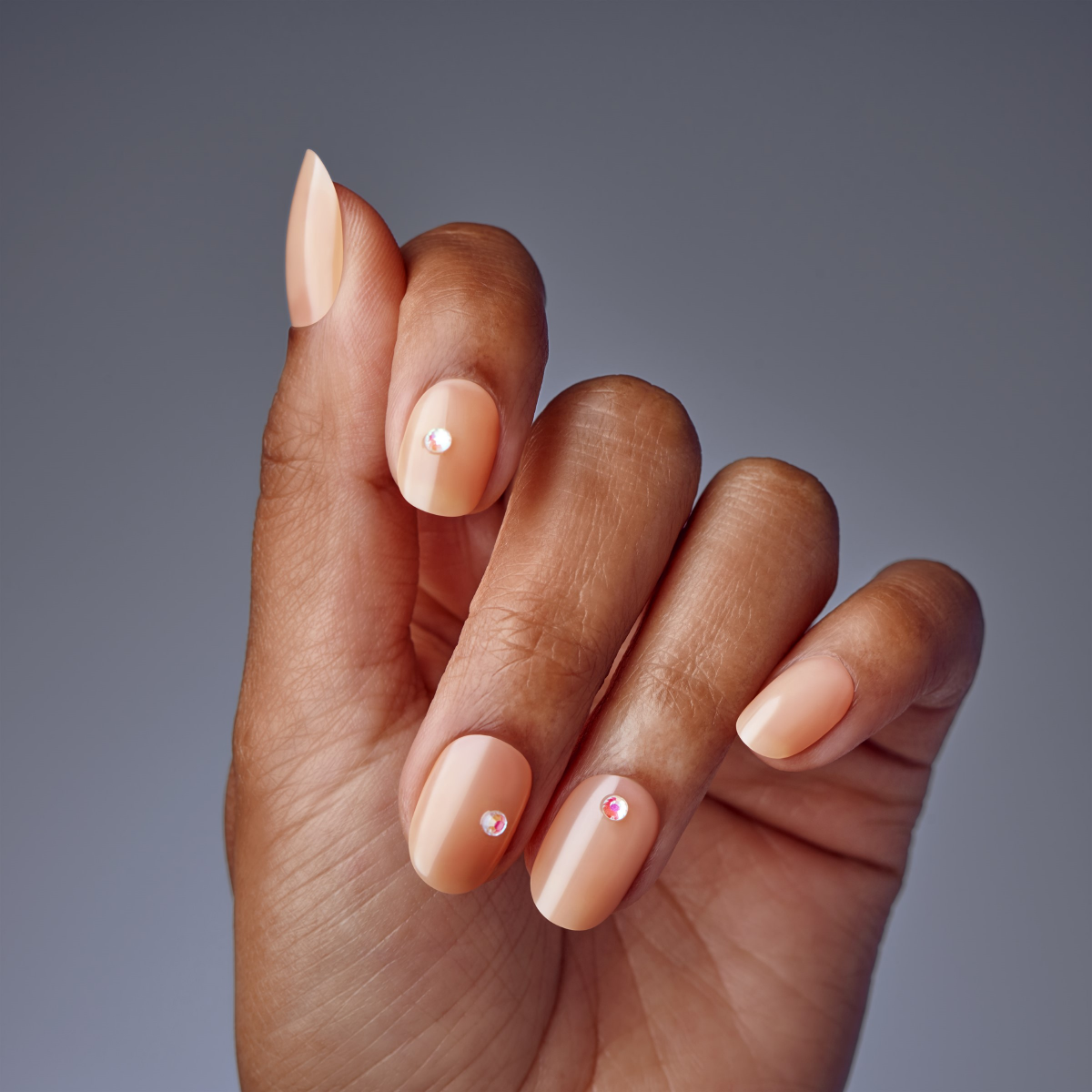 slide 2 of 3, Kiss Bare-But-Better Premium Nails - Stay, 1 ct