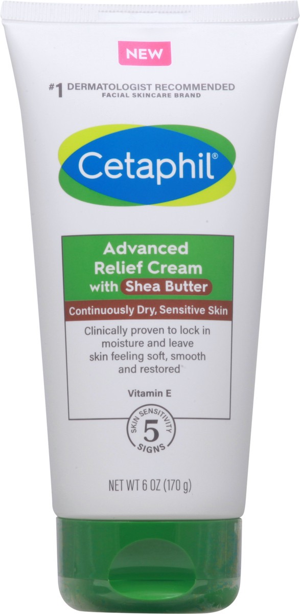 slide 2 of 9, Cetaphil Advanced Relief Cream with Shea Butter 6 oz, 6 oz