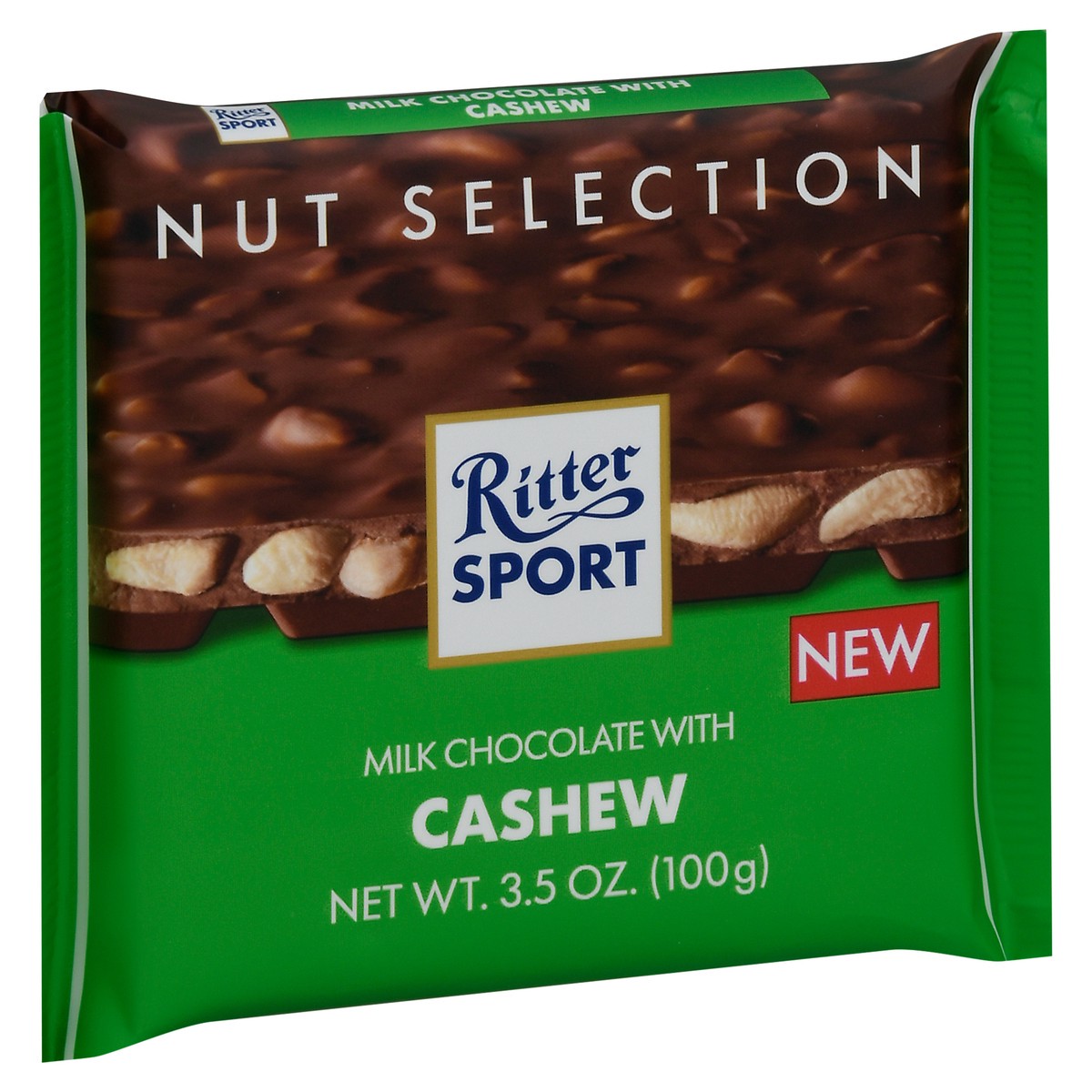 slide 3 of 12, Ritter Sport Ritter Milk Chocolate With Cashews - 3.5 oz, 3.5 oz