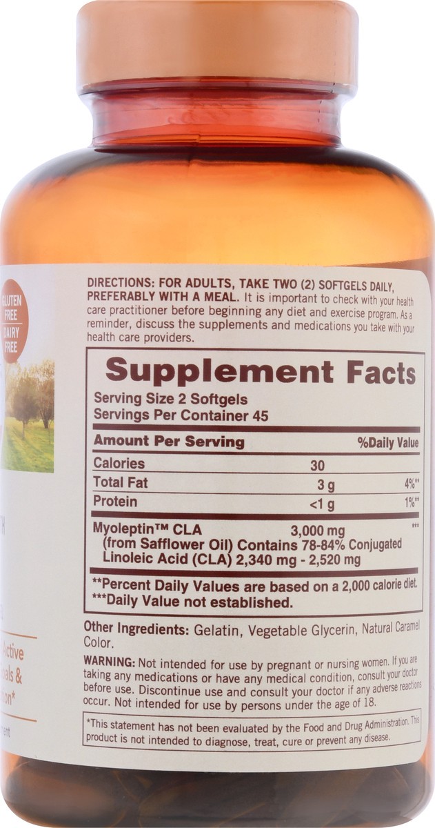 slide 9 of 11, Sundown Non-GMO Maximum Strength Softgels CLA 90 ea, 90 ct