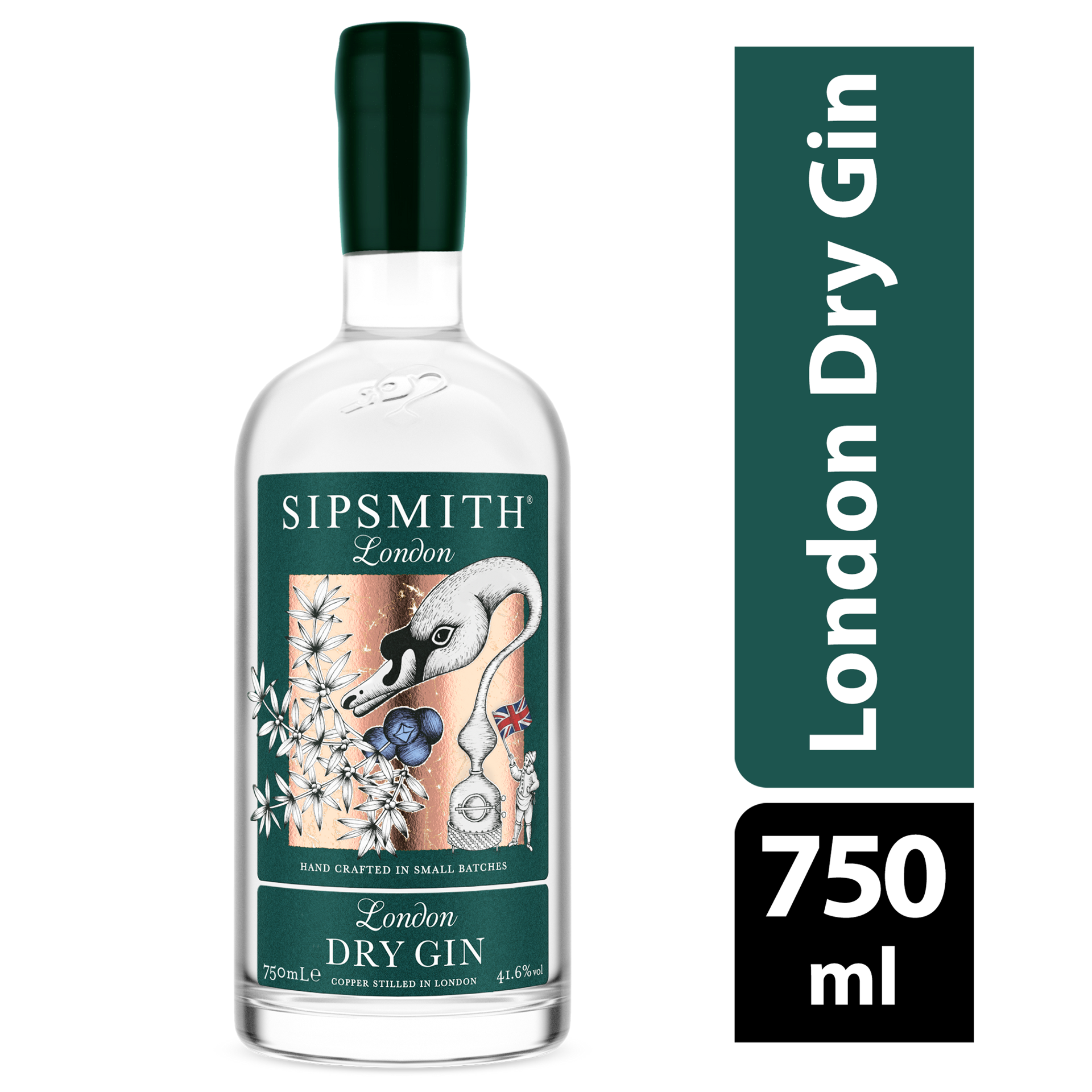 slide 1 of 2, Sipsmith Dry Gin 750 ml, 750 ml