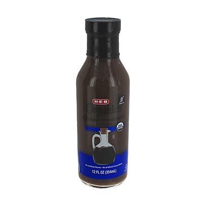 slide 1 of 1, H-E-B Organics Balsamic Vinaigrette Salad Dressing, 12 oz