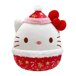 Squishmallows Hello Kitty Christmas Plush