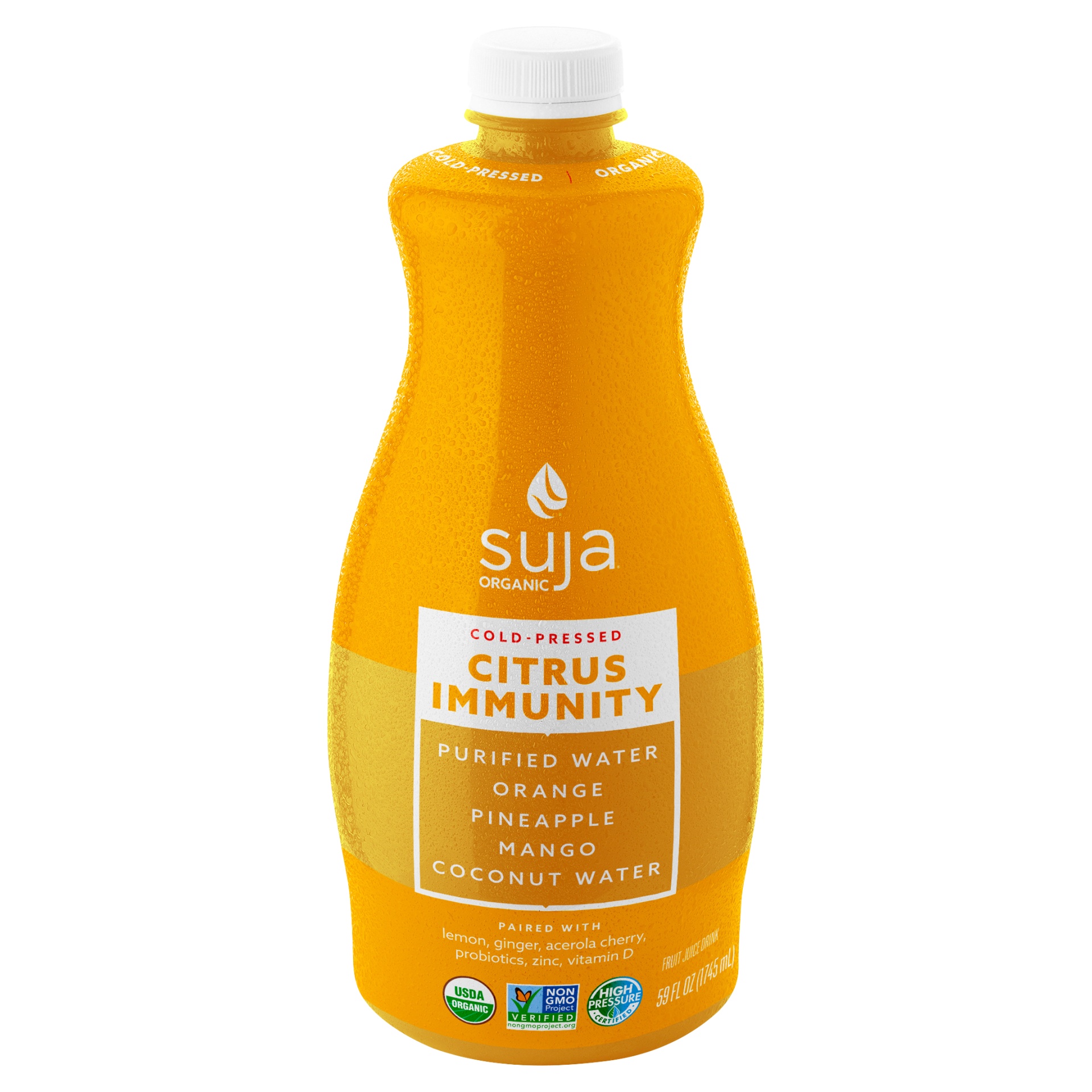 slide 2 of 2, Suja Organic Citrus Immunity Fruit Juice Drink, 59 oz