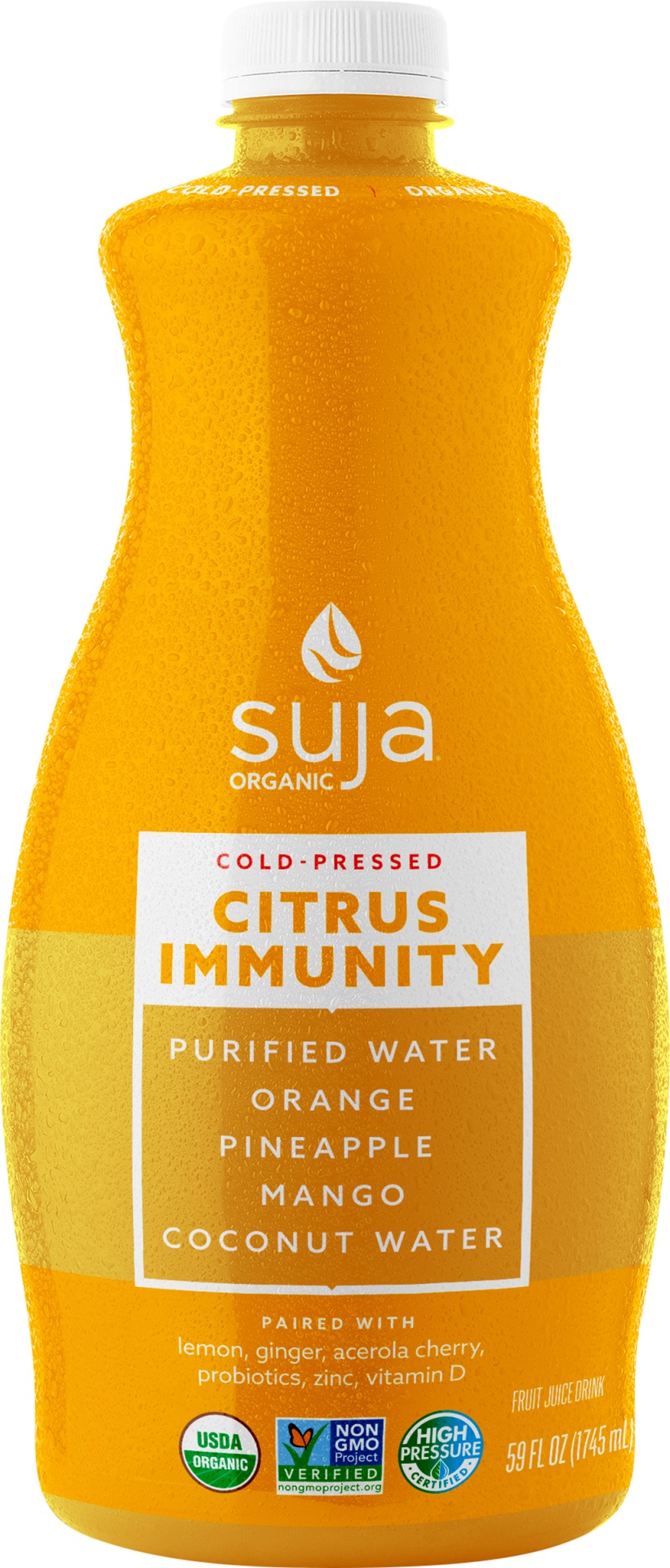 slide 1 of 2, Suja Organic Citrus Immunity Fruit Juice Drink, 59 oz