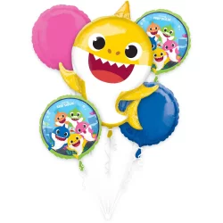 Party City Baby Shark (Uninflated) Balloon Bouquet