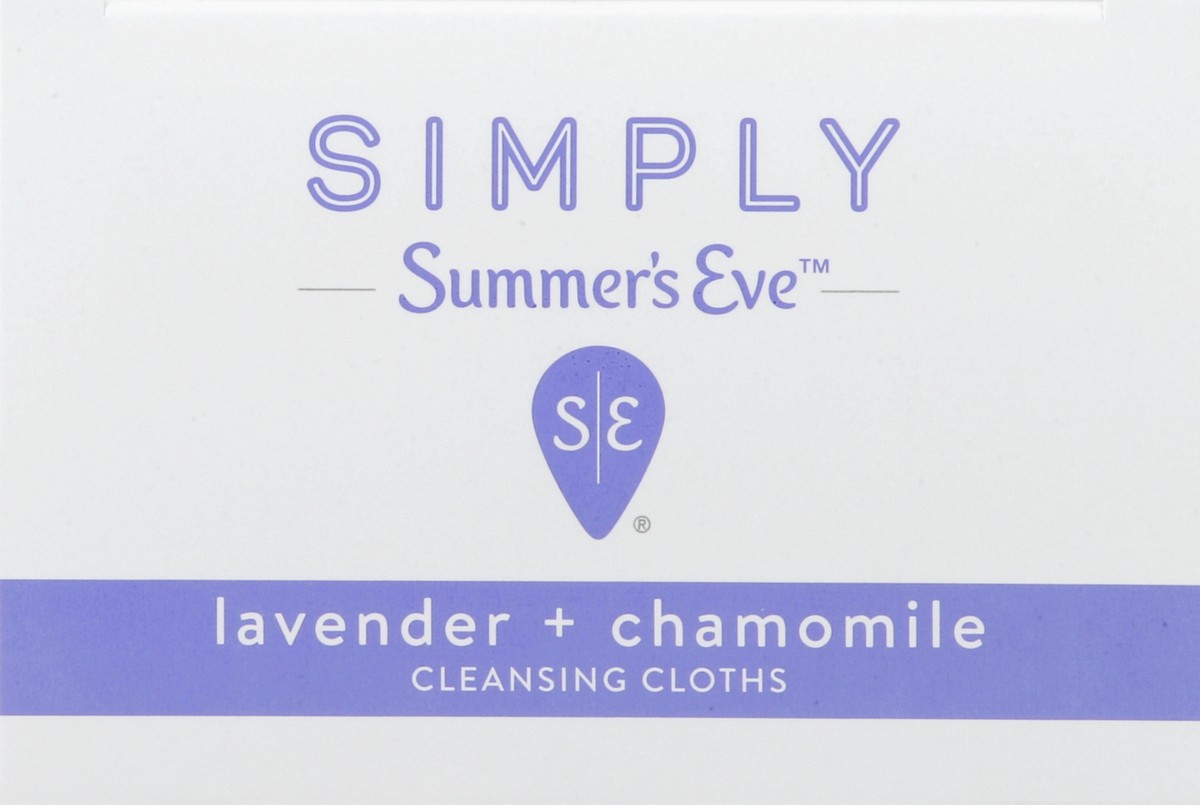 slide 2 of 4, Simply Summer's Eve Lavender Chamomile Feminine Cloth, 14 ct