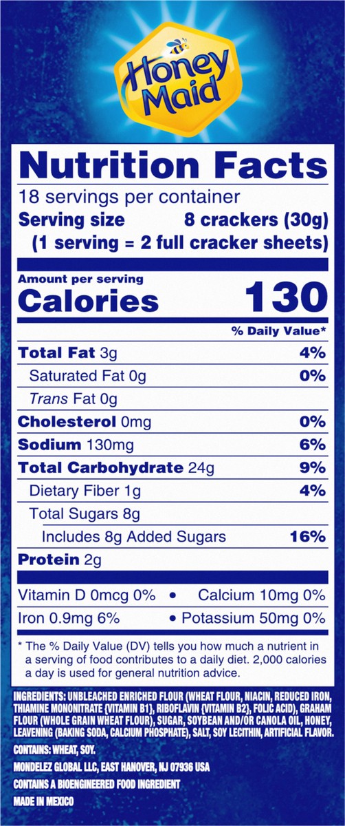 slide 12 of 14, Honey Maid Graham Crackers, Family Size, 19.2 oz, 19.2 oz