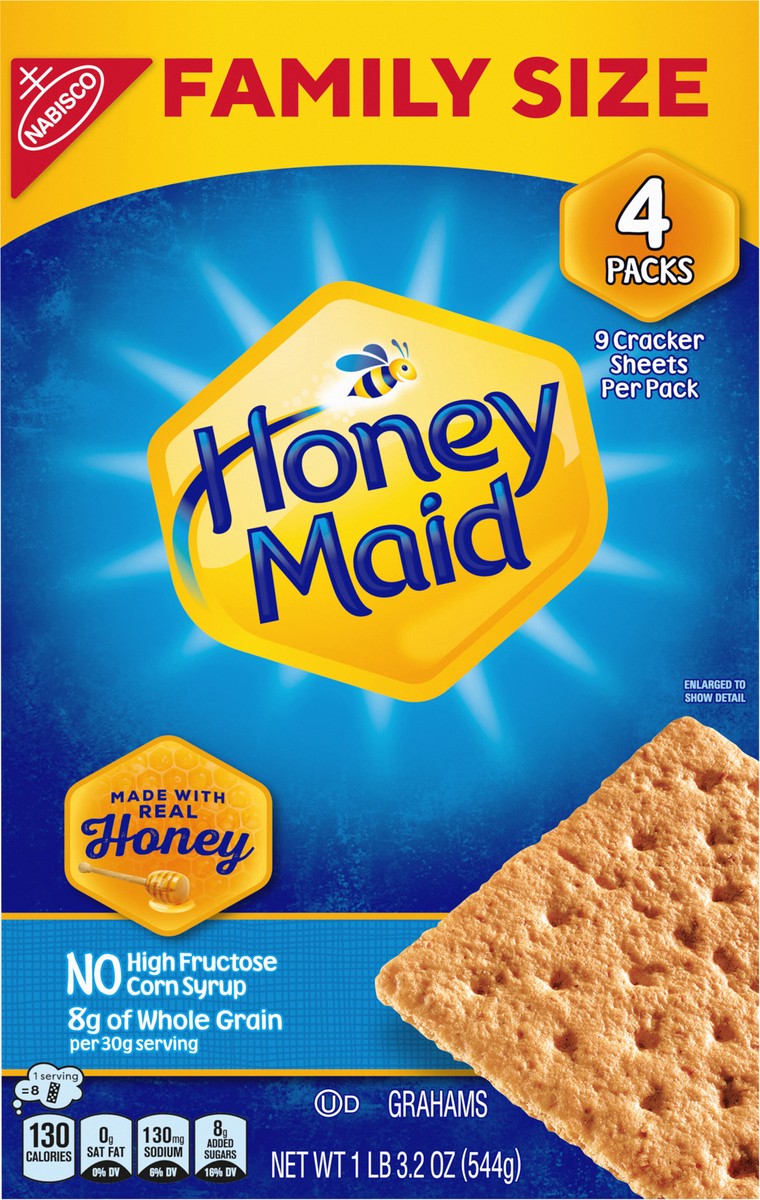 slide 11 of 14, Honey Maid Graham Crackers, Family Size, 19.2 oz, 19.2 oz