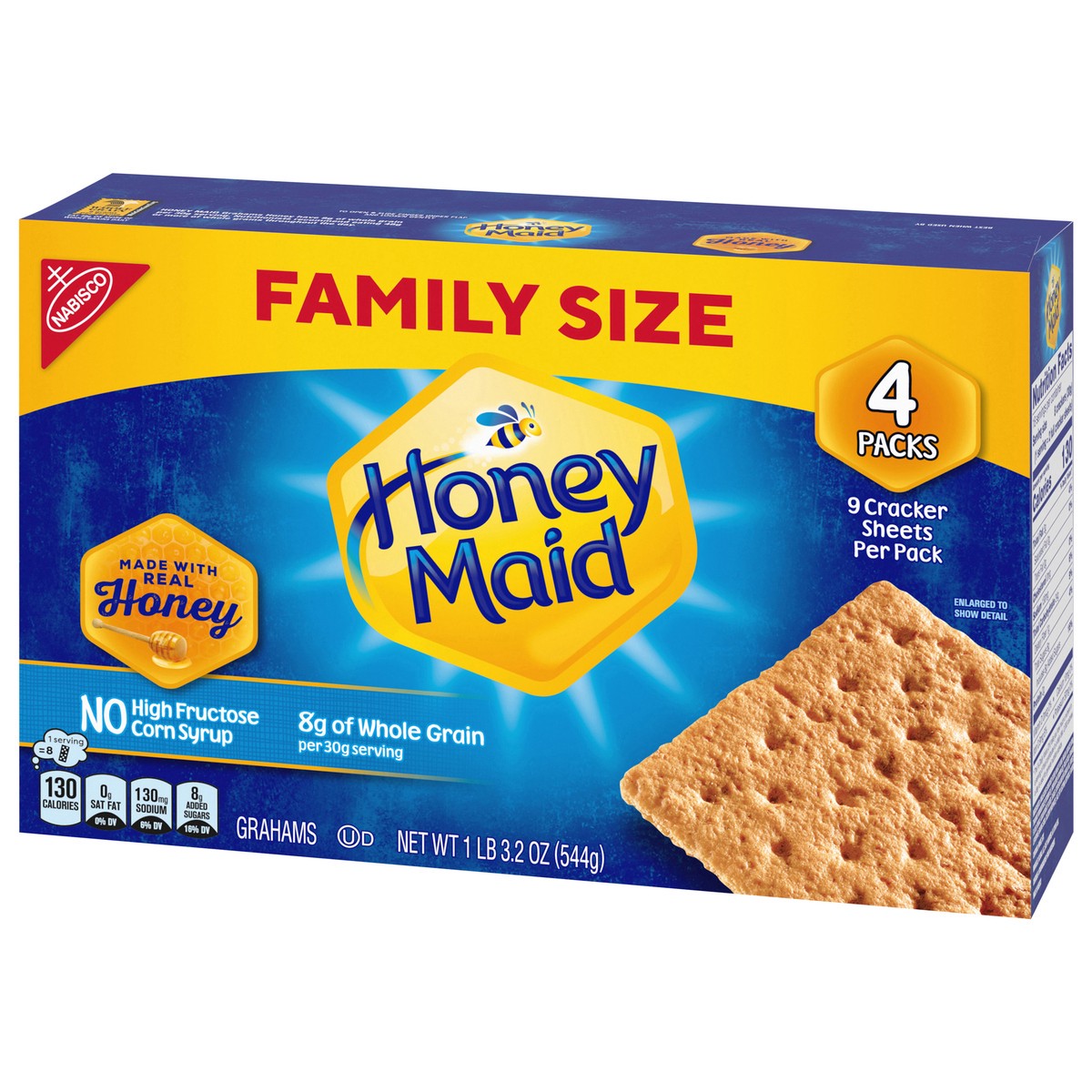 slide 13 of 14, Honey Maid Graham Crackers, Family Size, 19.2 oz, 19.2 oz