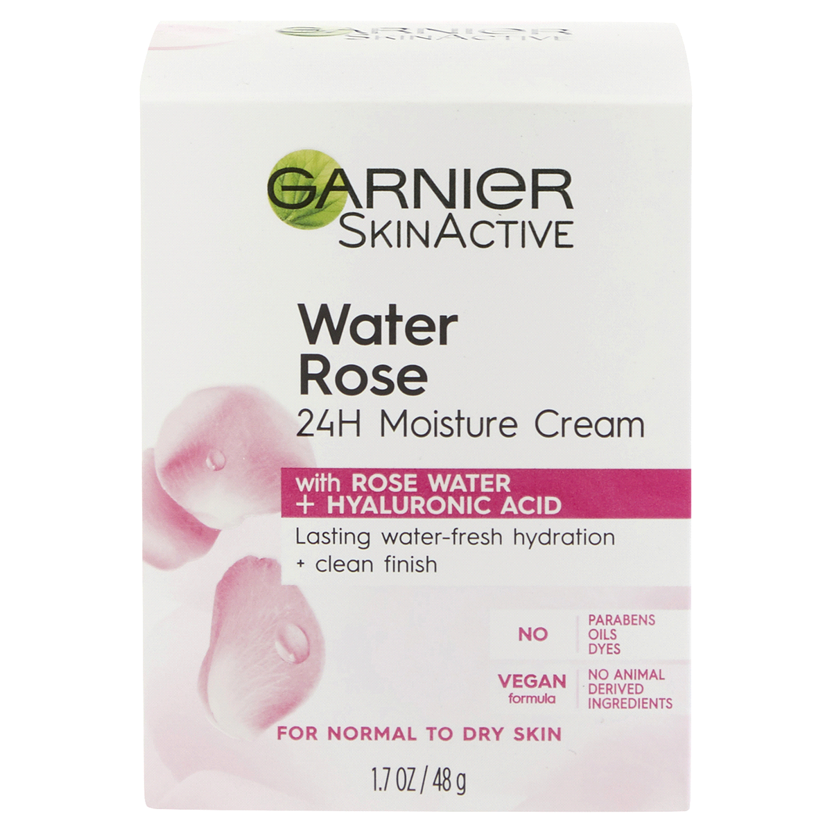 slide 1 of 7, Garnier Skinactive Water Rose 24H Moisture Cream, 1.7 oz