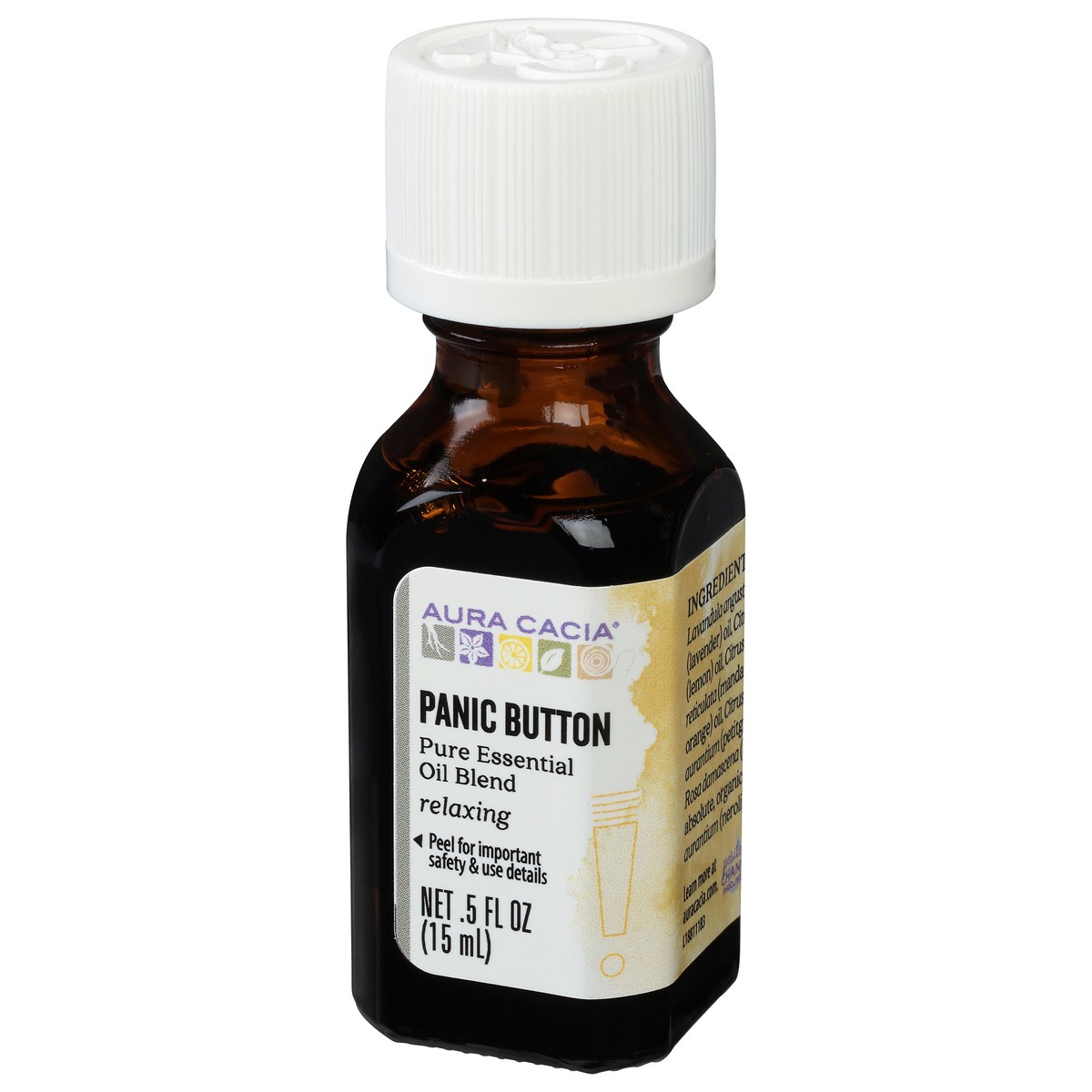 slide 2 of 9, Aura Cacia Panic Button Essential Solutions Blend, 0.5 oz