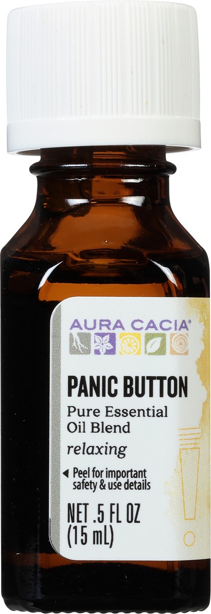 slide 9 of 9, Aura Cacia Panic Button Essential Solutions Blend, 0.5 oz