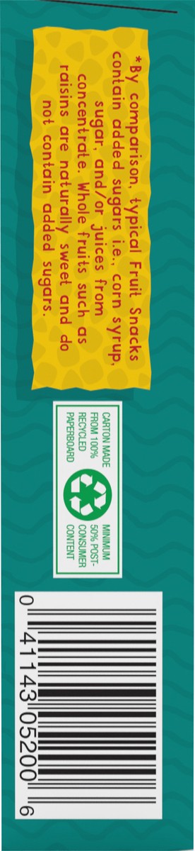 slide 5 of 9, Sun-Maid Fruity Raisin Snacks Tropical Punch 7-Ct Box/.7oz Pouches, 0.07 oz