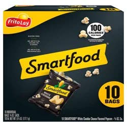 Smartfood Popcorn, White Cheddar Cheese Flavored - 10 ct
