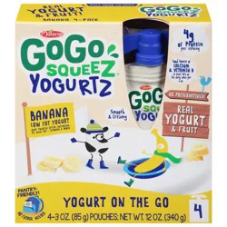 GoGo squeeZ Yogurtz Banana