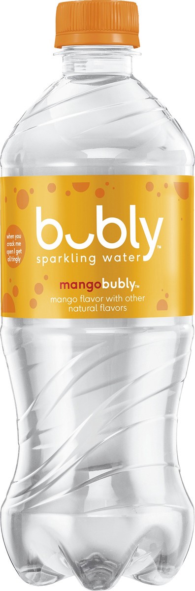 slide 1 of 7, bubly Mango Sparkling Water - 20 oz, 20 oz