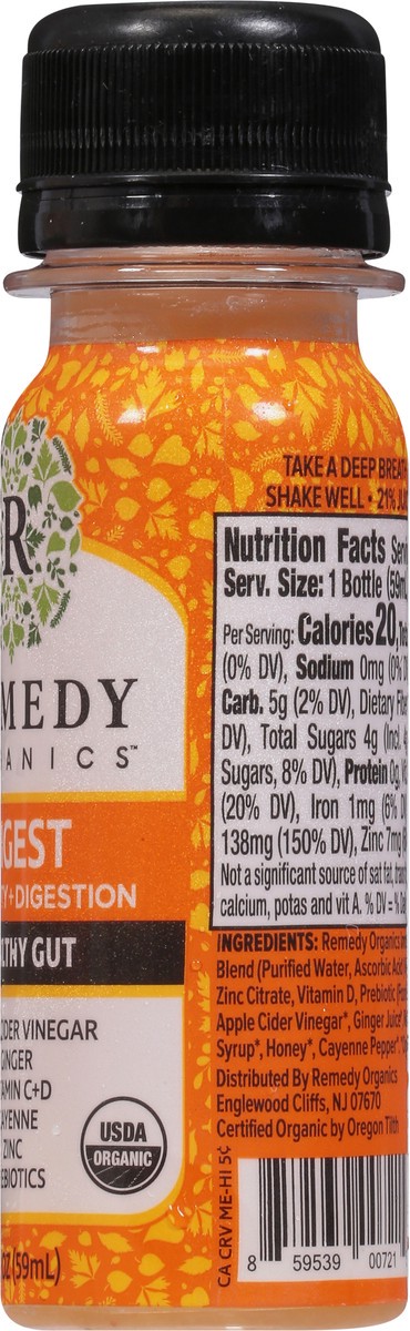 slide 9 of 9, Remedy Immunity + Digestion Healthy Gut Digest 2 fl oz, 2 fl oz